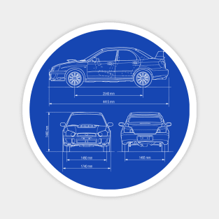 SUBIEBLUEPRINT Magnet